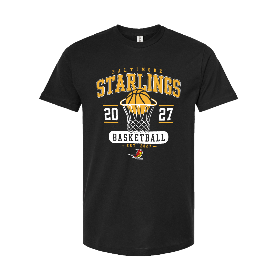 Baltimore Starlings Black Swish T-shirt