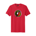 Baltimore Starlings Red Lockup Logo T-shirt