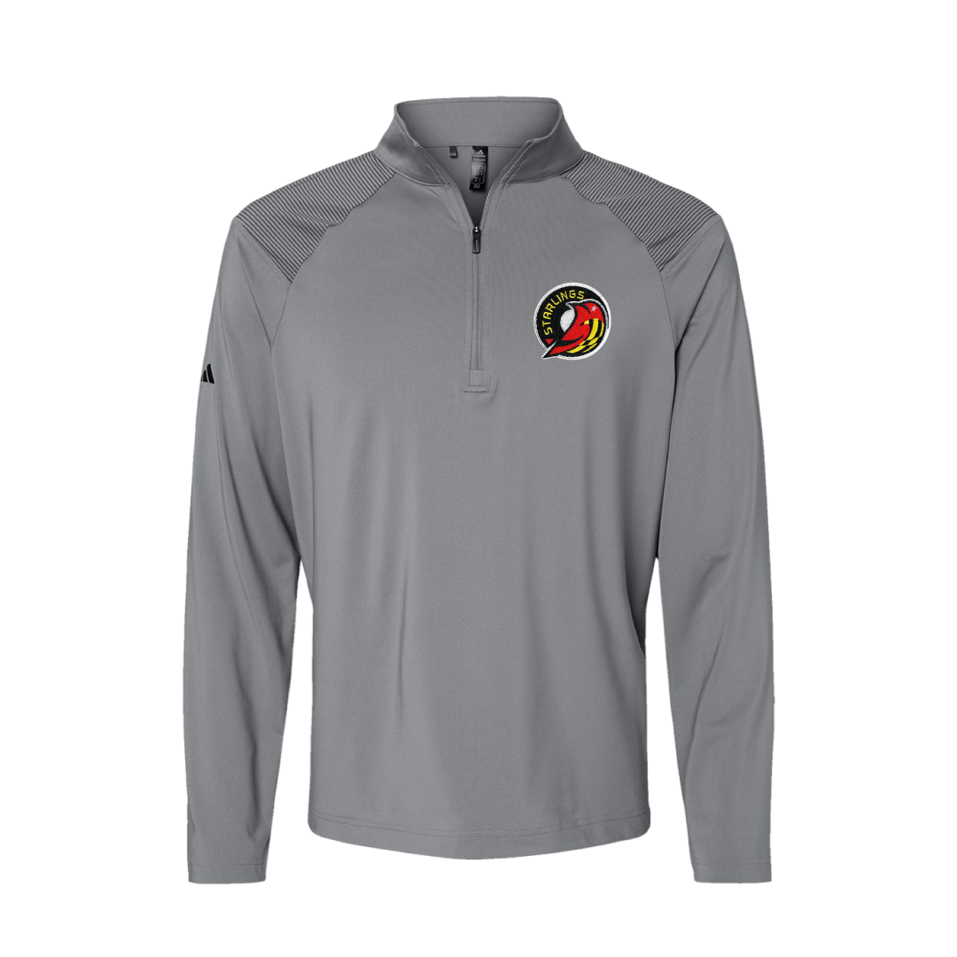 Baltimore Starlings Gray Adidas Ultimate365 Quarter Zip Pullover