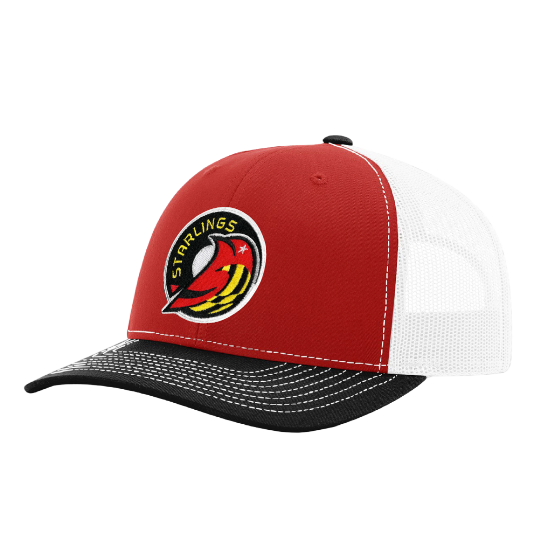 Baltimore Starlings Red Lock Up Trucker Hat