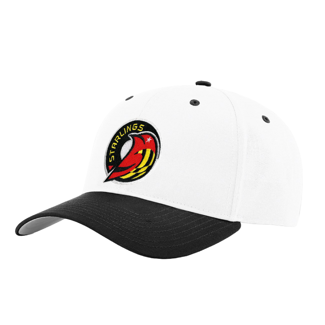 Baltimore Starlings White Lock Up Pro Twill Snapback Hat