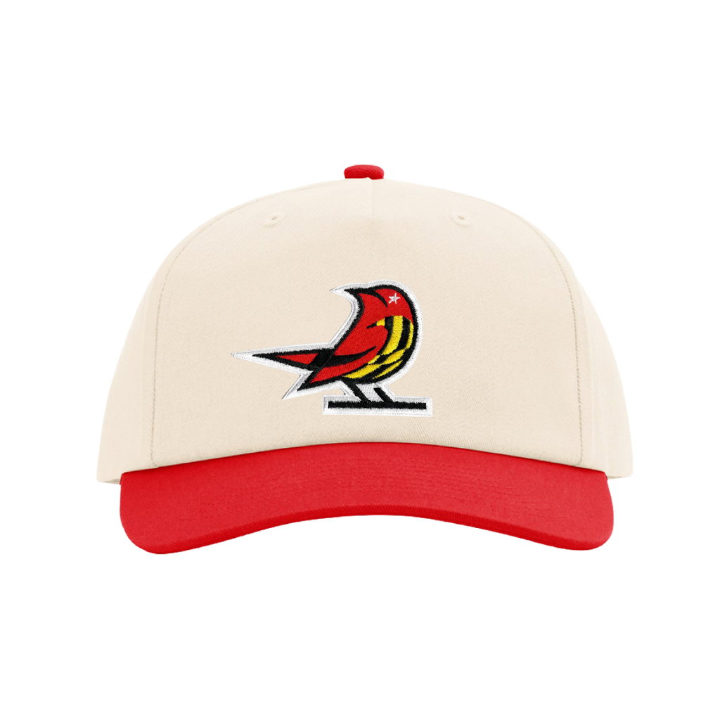 Baltimore Starlings Cream Primary Logo 5 Panel Gramps Hat