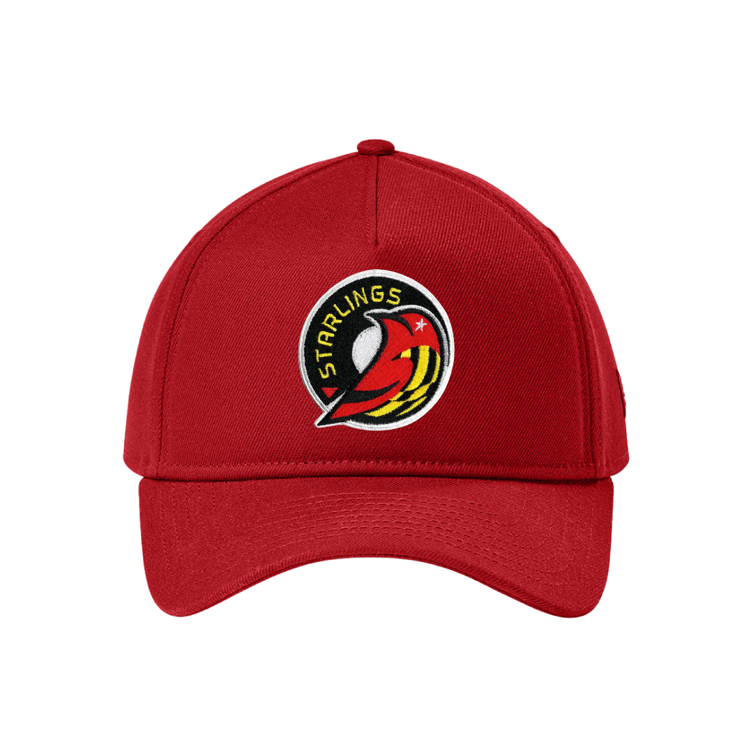 Baltimore Starlings Scarlet Lock Up New Era A-Frame Snapback Hat